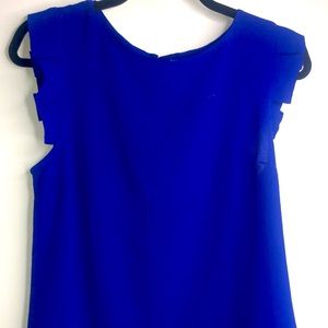 Blue Dressy Tank Top